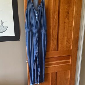 Blue Sleeveless Jumpsuit NEW